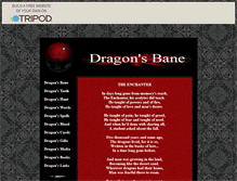 Tablet Screenshot of dragonsbane1313.tripod.com