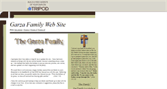 Desktop Screenshot of garza.family.tripod.com