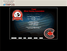 Tablet Screenshot of cuparminorhockey.tripod.com