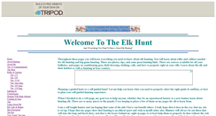 Desktop Screenshot of elkhunter2.tripod.com