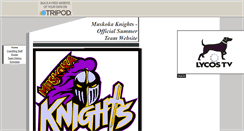 Desktop Screenshot of muskokaknights.tripod.com