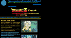 Desktop Screenshot of dragonballzfreak1.tripod.com