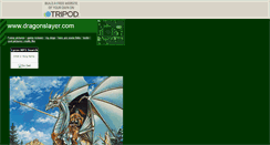 Desktop Screenshot of dragonslayer81611.tripod.com