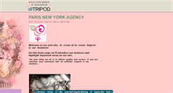 Desktop Screenshot of parisnewyorkagency.tripod.com
