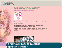 Tablet Screenshot of parisnewyorkagency.tripod.com