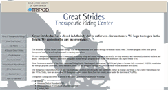 Desktop Screenshot of greatstrides.tripod.com