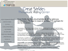 Tablet Screenshot of greatstrides.tripod.com
