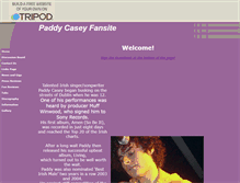 Tablet Screenshot of paddycaseyfansite.tripod.com