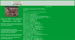 Desktop Screenshot of cloverleaf1988.tripod.com