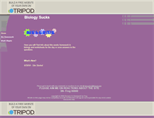 Tablet Screenshot of biosucks3.tripod.com
