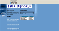 Desktop Screenshot of dnd-records.tripod.com