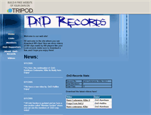 Tablet Screenshot of dnd-records.tripod.com