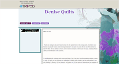 Desktop Screenshot of denisequilts.tripod.com