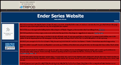 Desktop Screenshot of enderseries.tripod.com