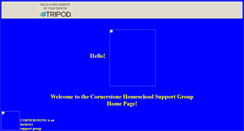 Desktop Screenshot of cornerstonesupport.tripod.com