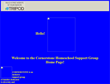 Tablet Screenshot of cornerstonesupport.tripod.com