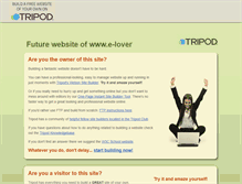 Tablet Screenshot of e-lover.tripod.com