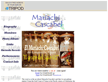 Tablet Screenshot of mariachicascabel.tripod.com