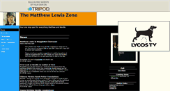 Desktop Screenshot of matthew-lewis-zone.tripod.com