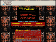 Tablet Screenshot of darthmaulapproves.tripod.com