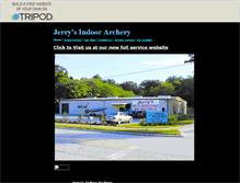 Tablet Screenshot of jerrysindoorarchery.tripod.com