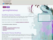 Tablet Screenshot of gamingwptemplates.tripod.com