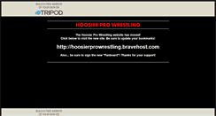 Desktop Screenshot of hoosierprowrestling.tripod.com