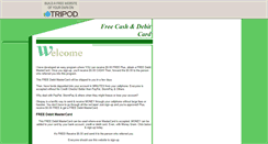 Desktop Screenshot of freecash-card.tripod.com