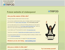 Tablet Screenshot of clubespanol.tripod.com
