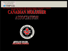 Tablet Screenshot of canadianmolosser.tripod.com