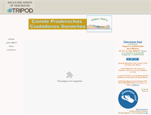 Tablet Screenshot of derechociudadanosona.tripod.com