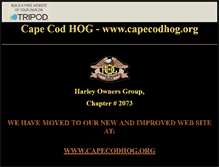 Tablet Screenshot of capecodhog.tripod.com
