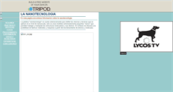 Desktop Screenshot of lananotecnologia.pe.tripod.com