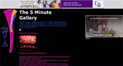 Desktop Screenshot of 5minutegallery.tripod.com
