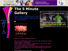 Tablet Screenshot of 5minutegallery.tripod.com