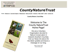 Tablet Screenshot of countynaturetrust.tripod.com