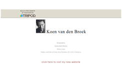 Desktop Screenshot of koenvd.tripod.com