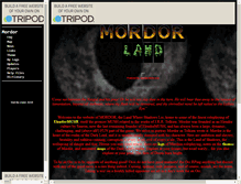 Tablet Screenshot of mordorlife.tripod.com