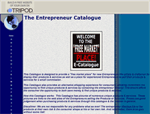 Tablet Screenshot of entrepreneurcatalog.tripod.com
