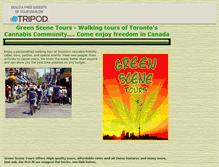 Tablet Screenshot of greenscenetours.tripod.com