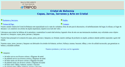 Desktop Screenshot of galeriaartecristalbohemia.tripod.com