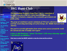 Tablet Screenshot of irg-hunt-club.tripod.com