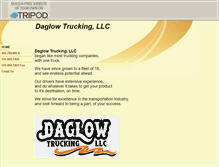 Tablet Screenshot of daglowtrucking.tripod.com