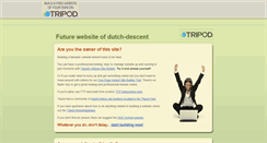 Desktop Screenshot of dutch-descent.tripod.com