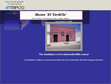 Tablet Screenshot of museoeltordillo.tripod.com