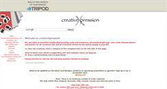 Desktop Screenshot of creativexpression.tripod.com
