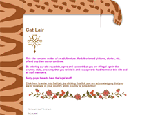 Tablet Screenshot of catlair.tripod.com