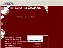 Tablet Screenshot of carolinacroakies.tripod.com