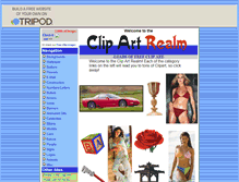 Tablet Screenshot of clipartrealm.tripod.com