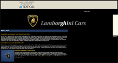 Desktop Screenshot of lamborghinicars.tripod.com